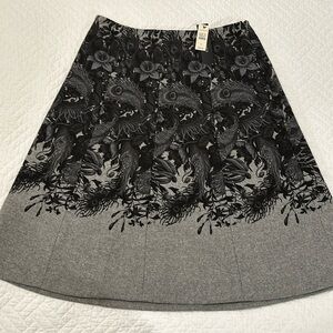 NWT Talbots Wool Blend A-Line Skirt, Sz 8